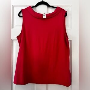 Talbots Vibrant Red Sleeveless Tank Top